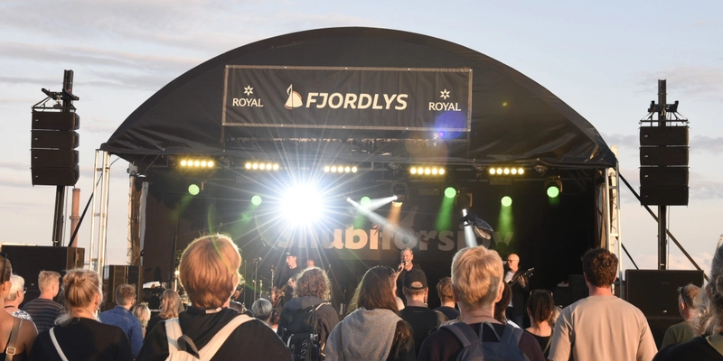 Scenen ved Fjordlys Festival