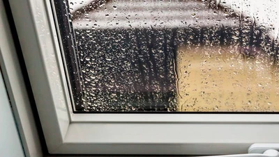 regn på vindue