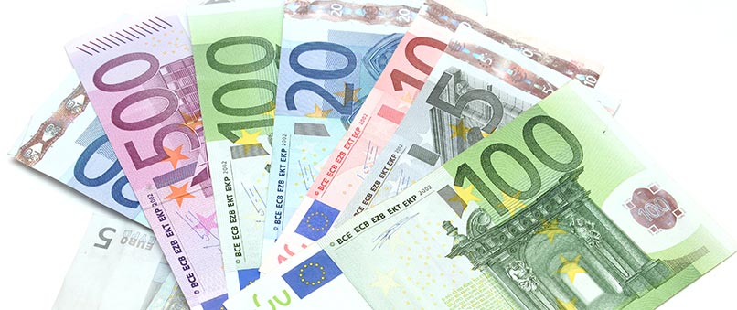 billeder af euro-sedler bestil valuta i god tid 